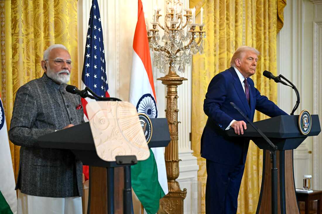 Trump and Modi in past meeting – ties under strain