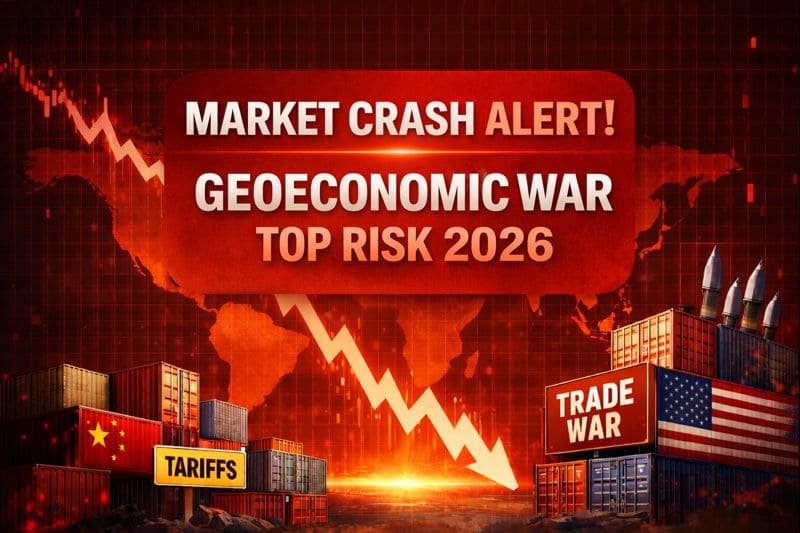 Market Crash Alert: 'Geoeconomic War' Top Risk for 2026 – WEF Report Scares Investors