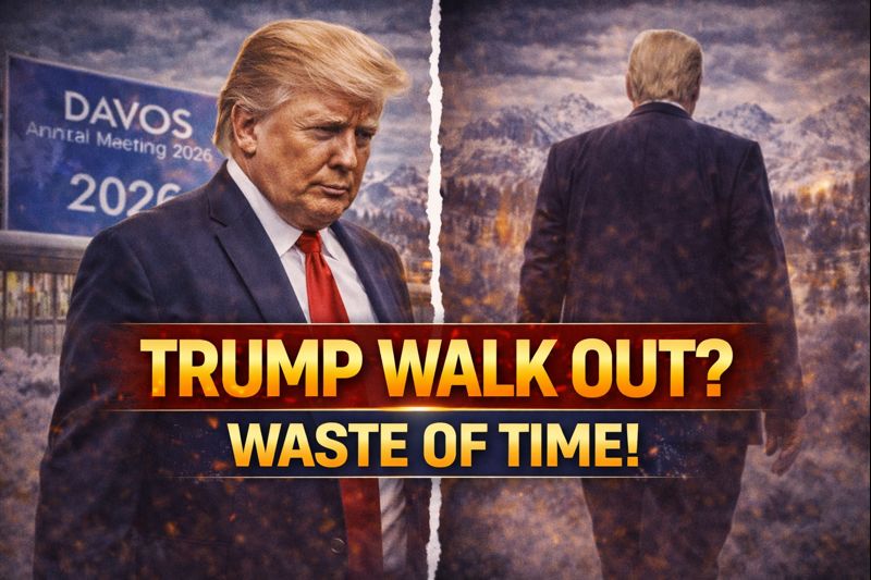 Trump vs Davos: Donald Trump Walks Out of World Economic Forum? 'Waste of Time'