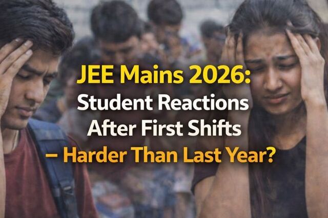 JEE Mains 2026: Student Reactions After First Shifts – Harder Than Last Year?