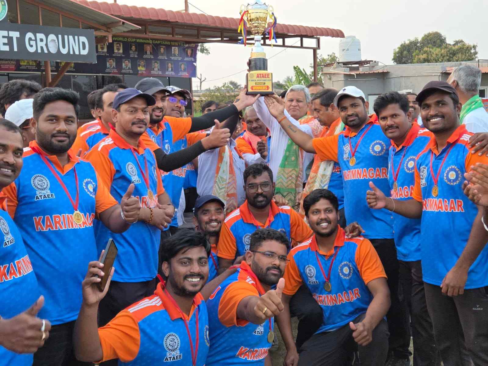 ATAEE 4th Annual Sports Meet: Karimnagar vs Nizamabad Cricket Grand Finale on Republic Day