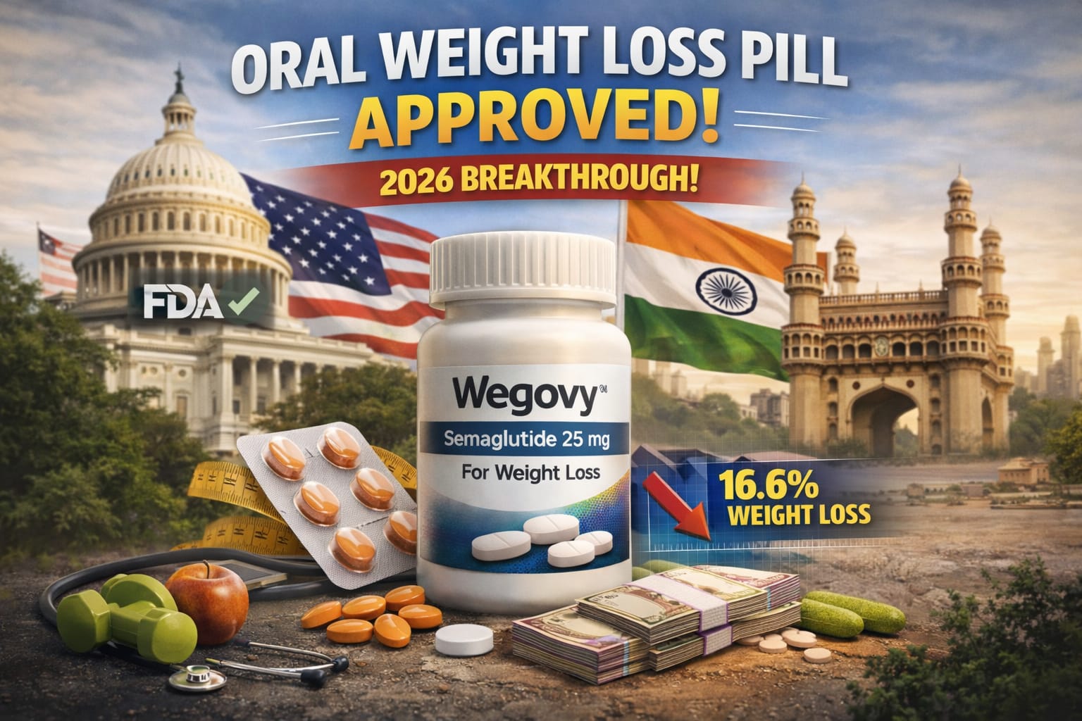 Oral Semaglutide Pill Approved for Weight Loss: 2026 Breakthrough & India Impact