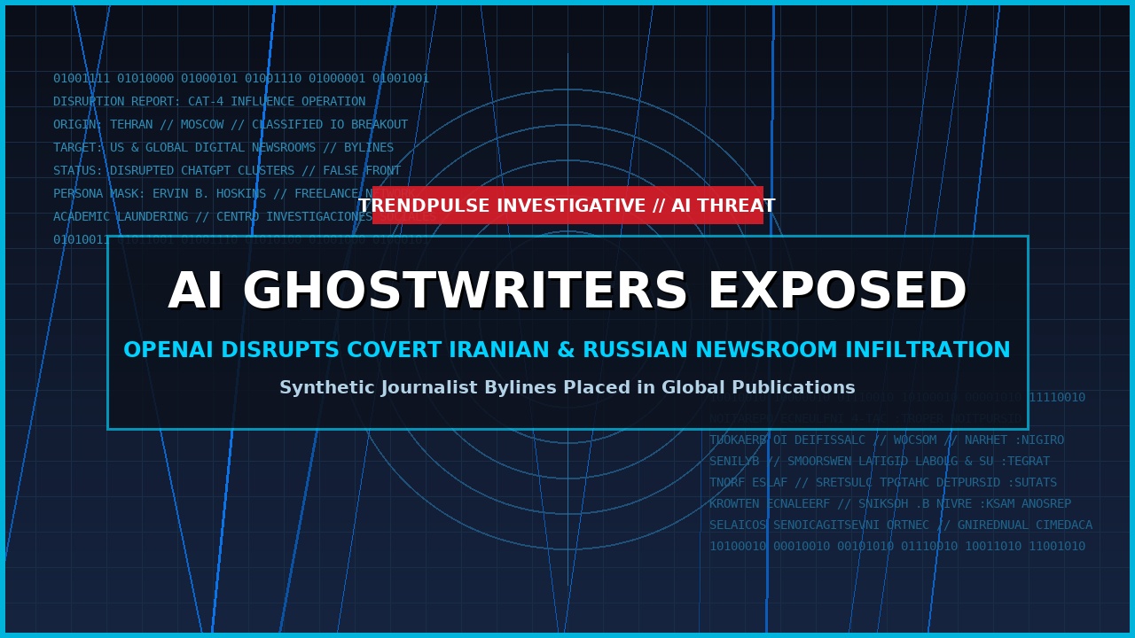 The Ghostwriters of Tehran: How AI Created Fake Journalists to Infiltrate Real Newsrooms