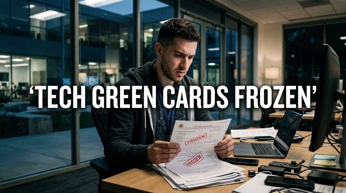 US Freezes Tech Green Cards: Inside the Shock PERM Suspension Paralyzing Microsoft, Adobe, and Infosys Workforces
